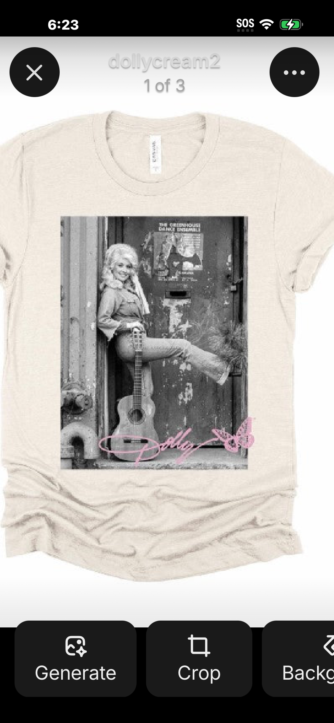 Dolly Vintage Guitar Tee