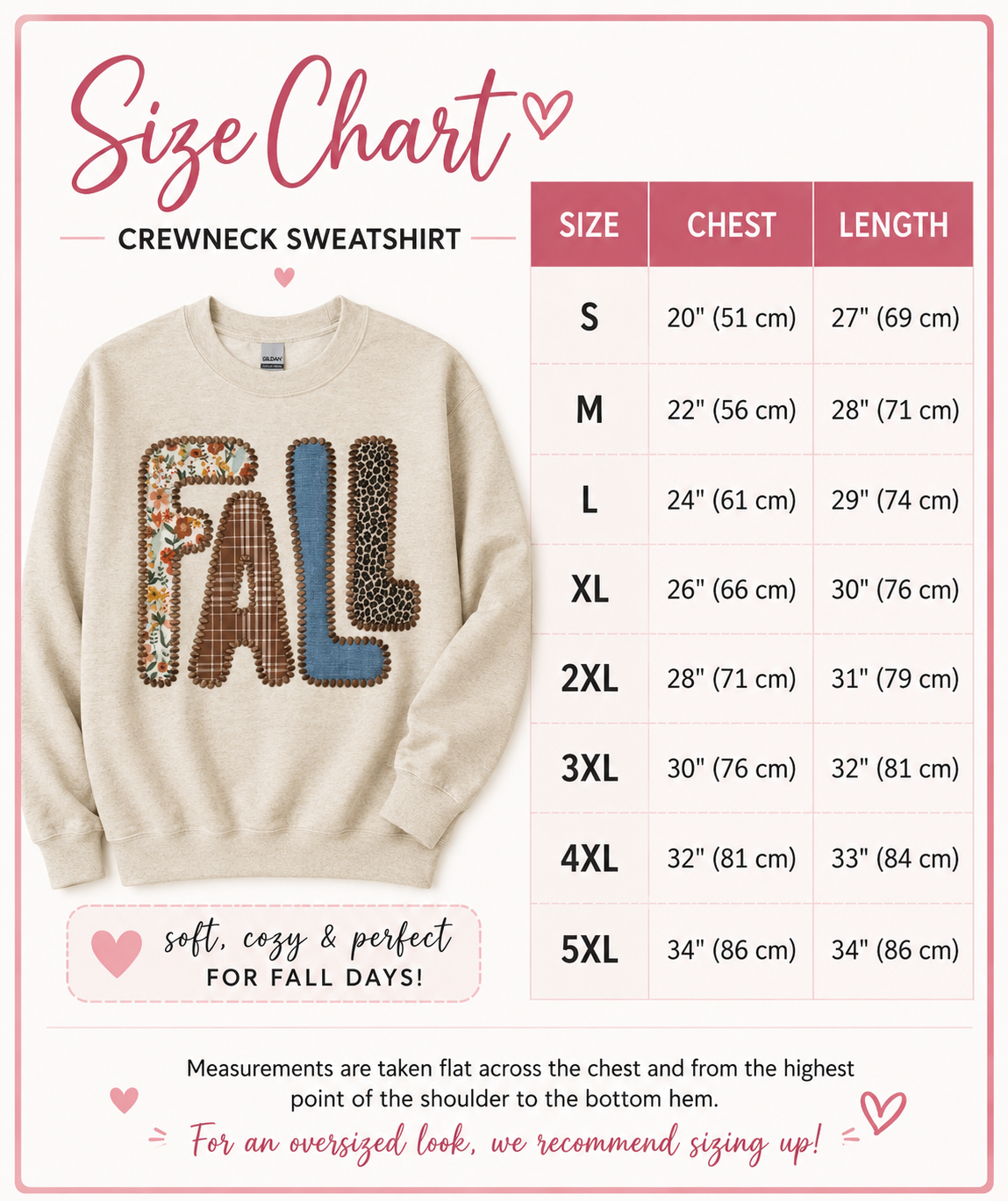 Embroidered Fall Crewneck