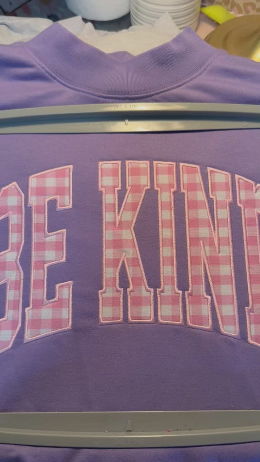 Be Kind Embroidered Mock